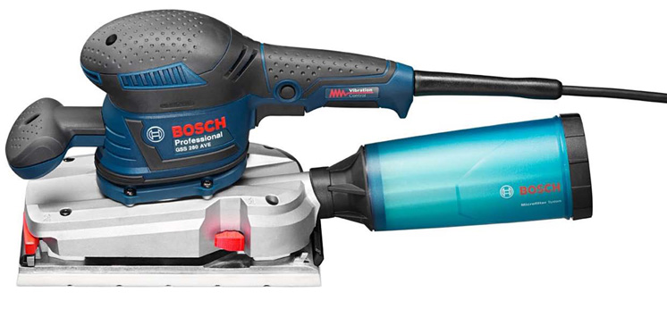 Увеличенная фотография Электрическая вибрационная шлифмашина Bosch GSS 280 AVE (L-BOXX)